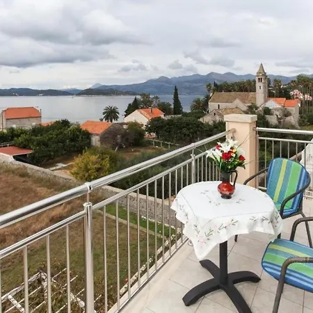 Apartmán Ana - One-bedroom With Balcony And Sea View - 4 Lopud